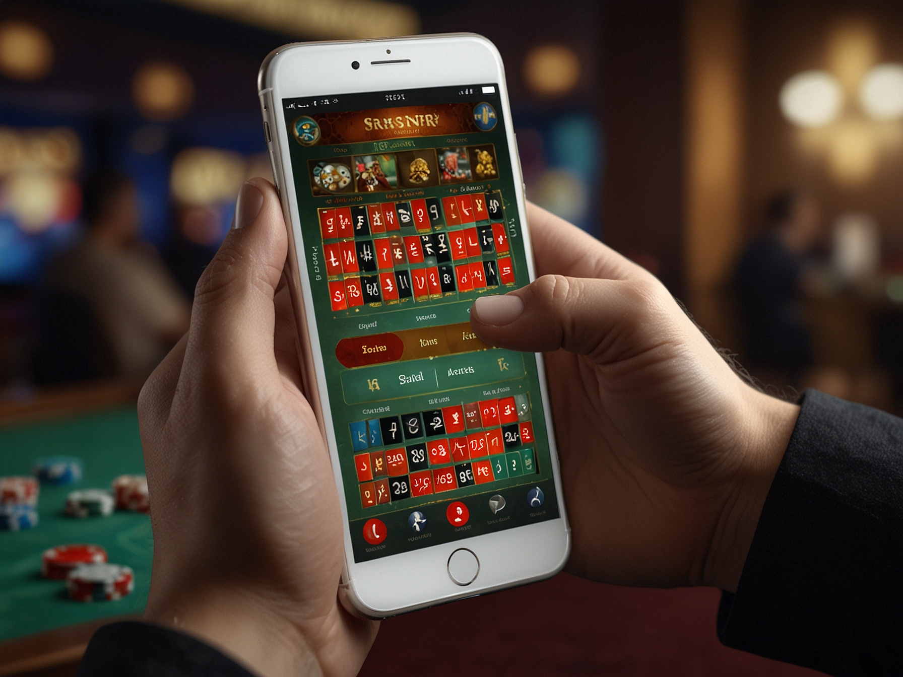 Mobile web hero with responsive layout